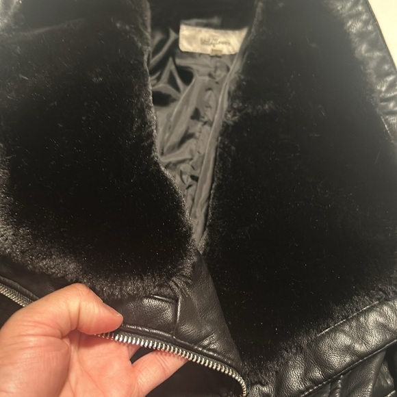 Wildflowers Biker faux fur jacket - Picture 6 of 6